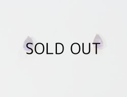 画像1: K18アメジストピアス