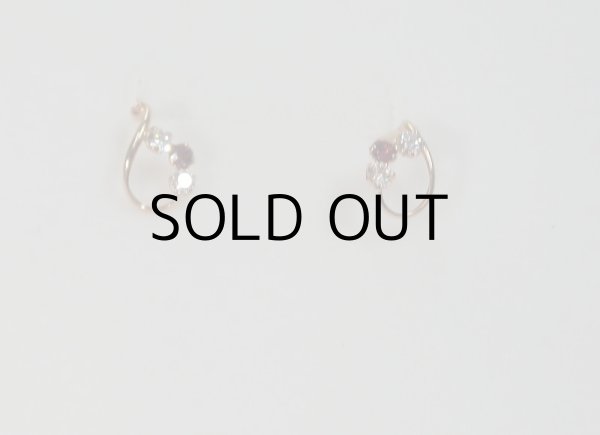 画像1: K10(PG)キュービック、ガーネットピアス