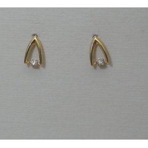 画像: 18金ダイヤピアス